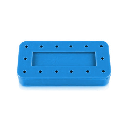Plasdent 400BRS-2 Rectangular Bur Block Magnetic 14 Burs Capacity Spectrum Blue Plasdent 400BRS-2 Rectangular Bur Block Magnetic 14 Burs Capacity Spectrum Blue